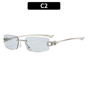 C2-silver frame light gray piece