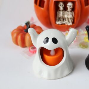 Big mouth ghost lamp-white