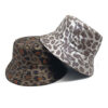 Wholesale Trendy Leopard Fisherman Hat Women Sun Protection Bucket Hat