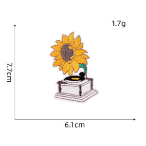 Sunflower Cloth Sticker -17#* Ironing Adhesive
