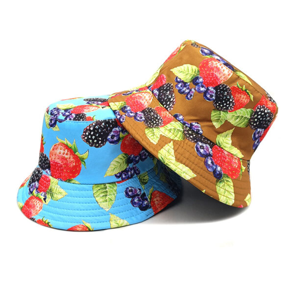 oly-15992381f34a01120f26f4a9f1567ce9 Wholesale Strawberry Print Fisherman Hat Summer Fashion Accessory Gift