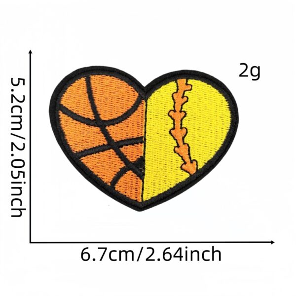 oly-15b5f4120294a428d1d1d61e4f4a7bdf Wholesale Basketball Sports Embroidery Patch Stylish Fashion Accessory for DIY Clothing Decoration Boutique Resale