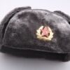 oly-15b7f34dcbfae7309c782f3da51acf39 Wholesale Polyester Cotton Soviet Badge Lei Feng Hat Windproof Winter Earflap Hat Unisex