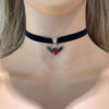 Wholesale Iron Alloy Gothic Bat Wing Pendant Necklace Halloween Jewelry Accessory for Women