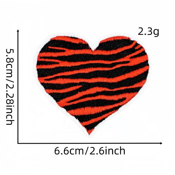 oly-15e4f121ca39f6463df984c86fc318a8 Wholesale Chic Embroidered Heart Patch Polyester DIY Accessory for Resale