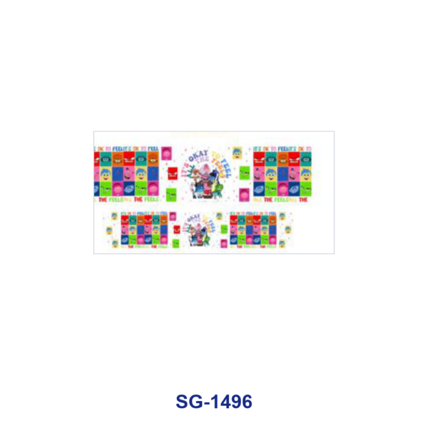 oly-15e5ccc04cc459e791e3c26cf32543b2 Wholesale 8pcs Mixed Cartoon Animal Floral Portrait Print 3oz Cup Stickers Wrap OLY Exclusive