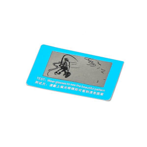 C10-polarized test card