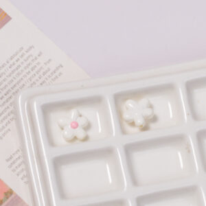 White dotted flowers
