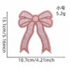 oly-1614ea6a6f649517399274e9713d3da0 Wholesale Cartoon Glitter Bow Embroidered Patch Polyester Thread DIY Clothing Accessory