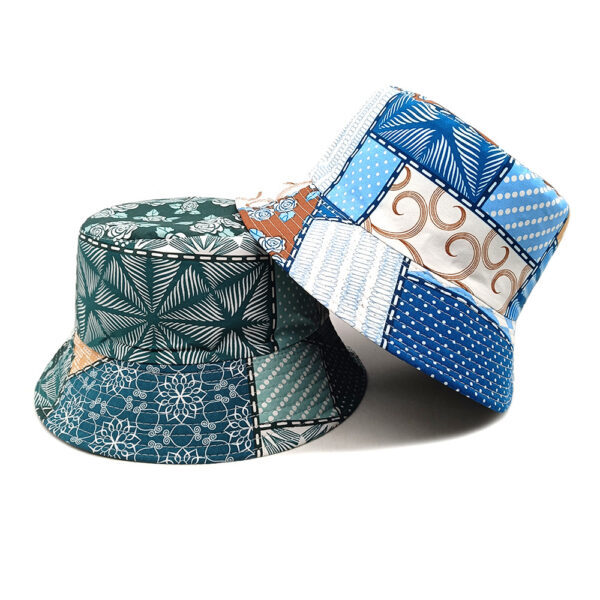 oly-161603b19d6857d996f3e97cf6550c47 Wholesale Geometric Patchwork Bucket Hat Trendy Fashion Accessory for Everyday Gift Resale