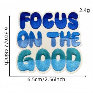 Blue english fabric patch 14#