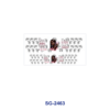 Wholesale 8pcs Mixed Cartoon Alien Fashion Lady Print 3oz Cup Stickers Wrap OLY Exclusive