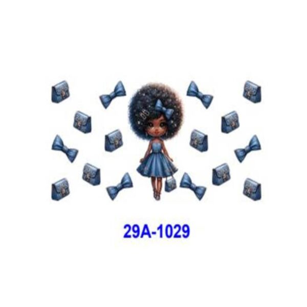 oly-163c66fd2fdeb630042a46598d3992d3 Wholesale 16oz Blue Girl Cartoon Series Cup UV DTF Wraps
