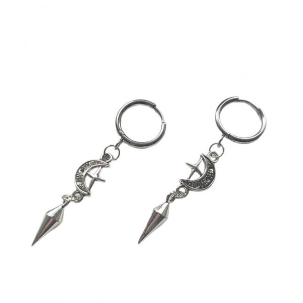 oly-163d258fccf27c1d29218fe76ce1520c Wholesale Moon and Star Punk Earrings Gothic Jewelry Accessory Trendy Party Gift