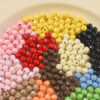 oly-16405f2b482007953a6f3235d4ac834a Wholesale Fig Meteorite Style Spacer Beads Zinc Alloy Baked Paint for DIY Jewelry Bag Charms or Everyday Use