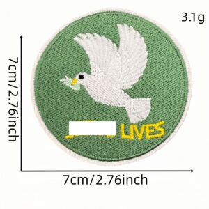 Green cartoon cloth sticker 9 #