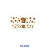 Wholesale 8pcs Highland Cow Floral Animal Print 3oz Cup Stickers Wrap OLY Exclusive