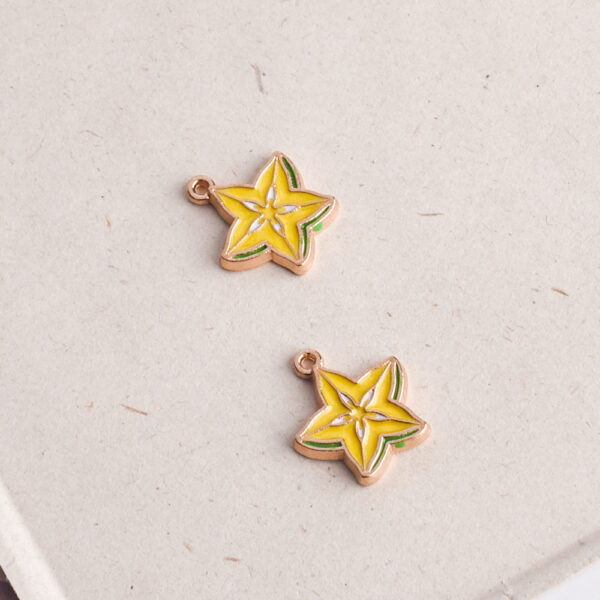 oly-1678ebd15ca52628bc2c2bf182f3dae1 Wholesale Star Fruit Charm Pendant DIY Fashion Jewelry Accessory Gift Boutique Resale