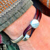Wholesale Vintage Double Layer PU Leather and Alloy Men's Bracelet Creative Spliced Design Jewelry Accessory Gift