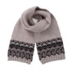 oly-167fac17c1f2543a352c76b066525331 Wholesale Chic Patterned Knitted Hat and Scarf Set Cotton Winter Beanie Unisex Accessory