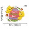 oly-1689aed8fb12db2cc4e9c9ff2749bdca Wholesale Easter Egg Rabbit Embroidered Iron On Patch Polyester Thread DIY Baggage Accessory