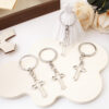 oly-168eef8949645da9e1b72b706c9d004f Wholesale Cross Crown Roman Numerals Design Keychain Bag Charm Decorative Fashion Accessory Resale Gift