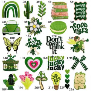 Cartoon forest cloth patch set of 23 pieces