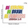 oly-16af3cee37afdab0a6bed454787e7747 Wholesale Embroidered Cartoon Inspirational English Patches 12 Pack Iron-On Decorative Accent for Clothing Bags