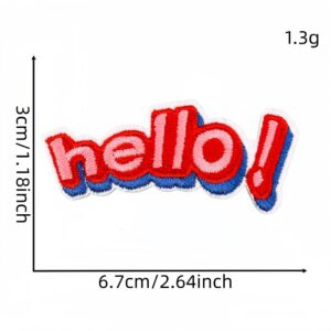 Hello hello cloth sticker 18#
