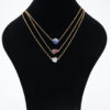 Wholesale Natural Agate Pendant Necklace Cross Chain Handmade Fashion Jewelry Accessory