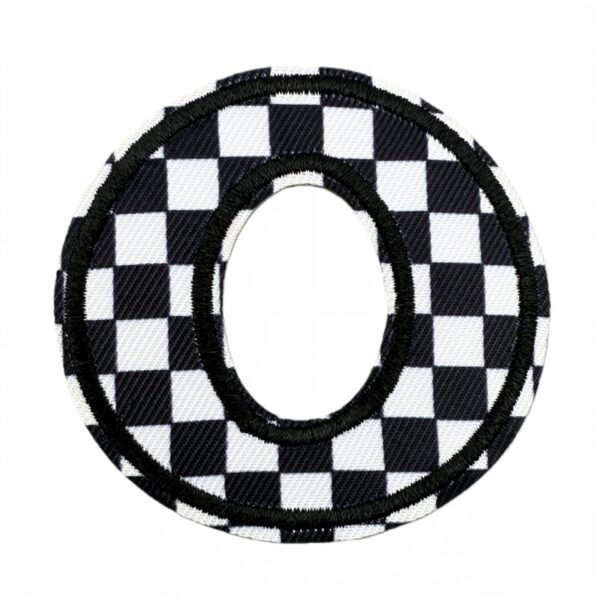 Wholesale American Street Style 36pcs Checkerboard Letter Number Cloth Patches for DIY Decoration Resale Gift