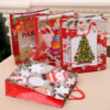 Wholesale Christmas Kraft Paper Gift Bags Medium Size Boutique Resale