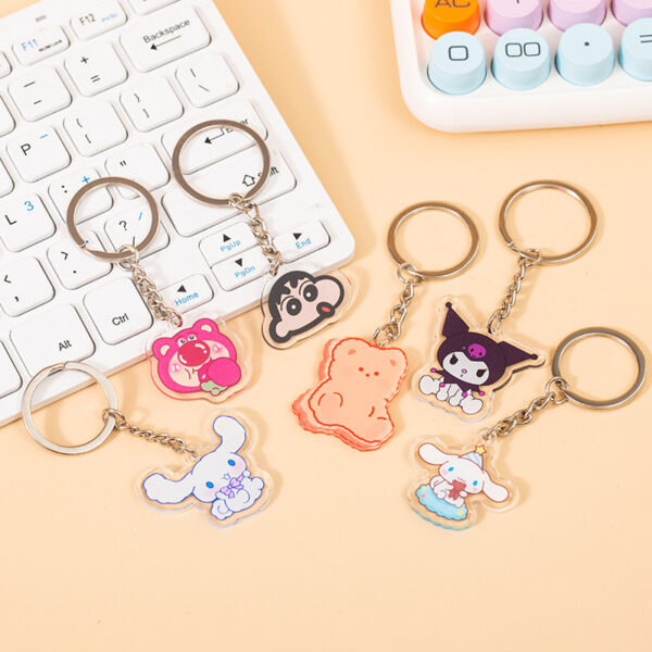 oly-16f138b4fb92189175dfb8e47b9dd86e Wholesale Cartoon Acrylic Pendant Keychain Trendy Decorative Accessory Gift