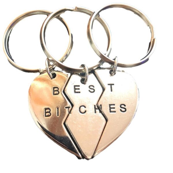 Wholesale Creative Best Friend Spliced Pendant Necklace Fashion Accessory Gift for Couple