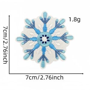 Snowflake cloth sticker 1#