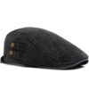 Wholesale Men's Cotton Retro Baseball Cap Double Buttons Navy Blue Everyday Casual