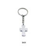 oly-171093fd851dc831ae93aa2726edccff Wholesale Pink Metal Double Cross Keychain European Style Car Key Accessory Boutique Gift