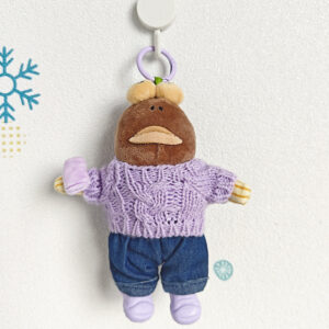 (excluding baby) purple sweater + dark blue jeans + purple shoes ( / 15cm