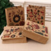 Wholesale Christmas Kraft Paper Gift Bags Medium Size Boutique Resale