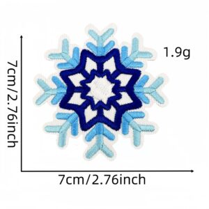 Snowflake cloth sticker 43#