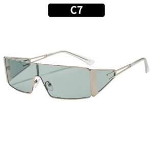 C7-silver frame green film
