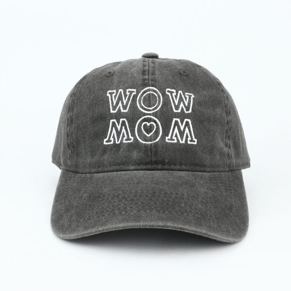 Wholesale Washed Denim Baseball Cap Retro Soft Top Adjustable Sun Hat for Men Women