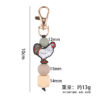 oly-1762e8df8e32072297f04ae04517b7c6 Wholesale Silicone Cartoon Rooster Keychain DIY Handmade Bag Charm Gift for Festival
