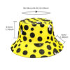 Wholesale Pattern Bucket Hat Women Sun Protection Casual Beach Hat