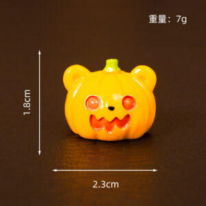 Orange bear pumpkin