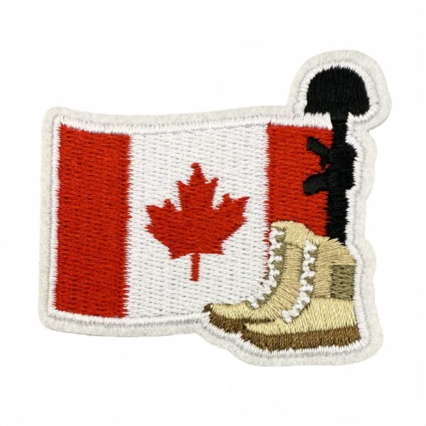 oly-179214419f7319fca3511a69fa09081f Wholesale Red Soldier Maple Leaf Embroidery Patch DIY Clothing Accessory Resale Gift