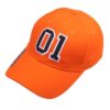 Wholesale Orange Embroidered Racing Car Baseball Cap Adjustable Sun Shade Fashion Accessory