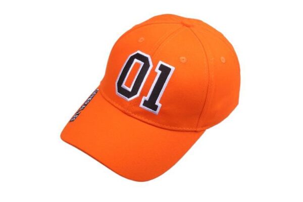 Wholesale Orange Embroidered Racing Car Baseball Cap Adjustable Sun Shade Fashion Accessory