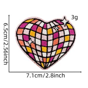 Glitter plaid fruit cloth sticker 9#