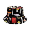 oly-17b63b26e0d752471497bd14c2620e1b Wholesale Fashion Fisherman Hat Mushroom Pattern Foldable Sun Hat for Outdoor Everyday